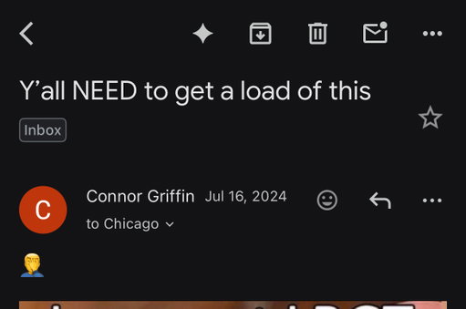 #askwub I randomly have this screenshot of an email from your host but it’s cropped. I forget the contents though. Does he know what it was? 