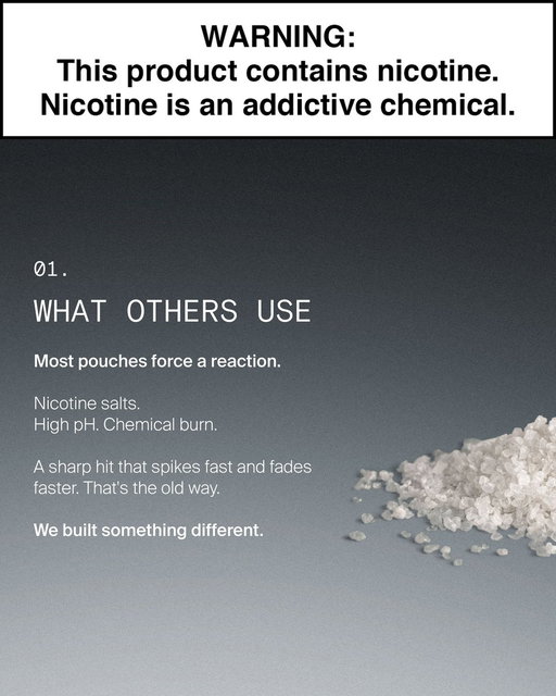 Most pouches force a reaction. Ours work with you. Swipe to see what makes Sesh⁺ different. 