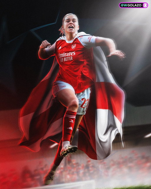 ALESSIA RUSSO BECOMES THE HIGHEST SCORING ENGLISH PLAYER IN A SINGLE #UWCL SEASON (8) 🔴👏 