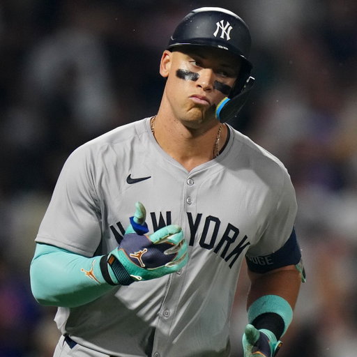 Most Home Runs Per Game in MLB History:

0.32 — Aaron Judge
0.31 — Mark McGwire
0.29 — Babe Ruth
0.28 — Shohei Ohtani
0.26 — Kyle Schwarber
0.26 — Giancarlo Stanton
0.26 — Pete Alonso
0.26 — Sammy Sosa
0.26 — Juan Gonzalez
0.26 — Barry Bonds 