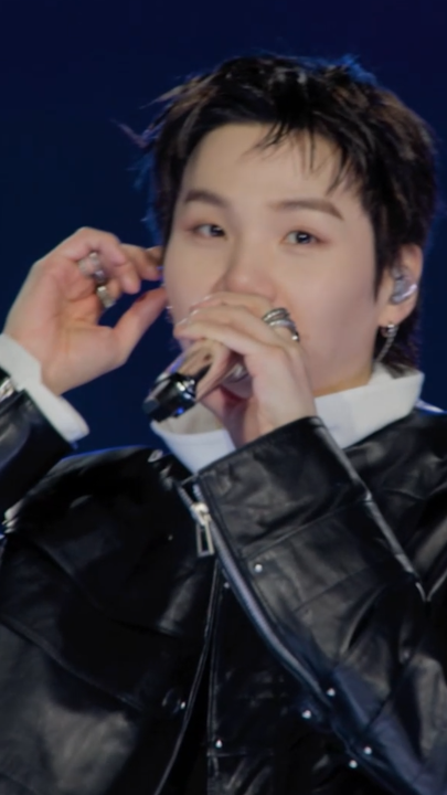 SUGA *mic drop* #BTSLiveonNetflix #BTS_ARIRANG 