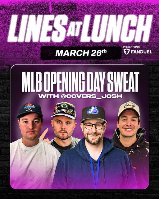 IT'S #OpeningDay 🥳

@Covers_josh joins the show for the first MLB Live Sweat show of the season during the Pirates vs Mets game!

JOIN US IN CHAT AT 12:45PM ET  📺
🟪 https://t.co/4BBmFubz0x 
🟥 https://t.co/dgkD4B8kDn 