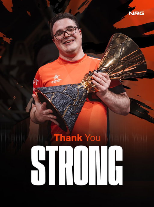 We've mutually agreed to part ways with Strong.

We're grateful for his time with the team and wish him the best with his future competitive endeavors. 