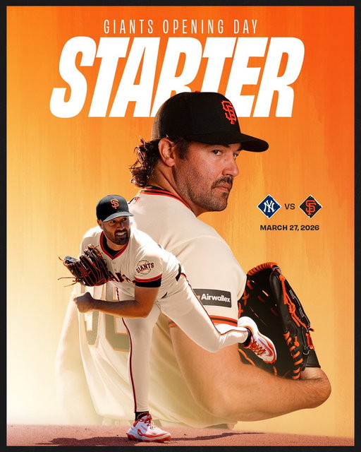 #SFGiants Opening Day is Robbie Ray’s day!

🎟️ https://t.co/f5n1BiHLbd 