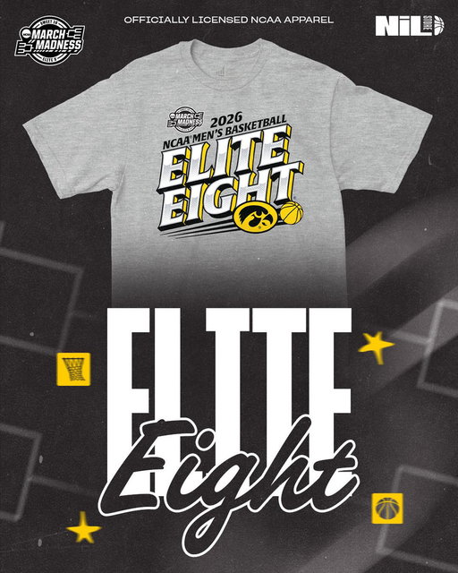 We’re STILL dancing!

We are heading to the Elite Eight for the FIRST TIME SINCE 1987 💛🖤

Show our Hawkeyes some love in the Iowa NIL Store, where @IowaHoops is supported with each sale 💰

🔗 https://t.co/fNseaICF82 