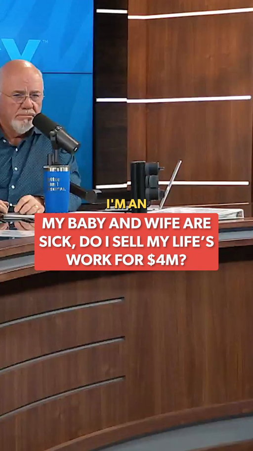 A songwriter with unpredictable income faces a brutal season. His baby is born prematurely, his wife is diagnosed with lupus, and both are in and out of the hospital. Now he’s considering selling his entire music catalog for $4 million just to create stability. He called in to The Ramsey Show for advice.