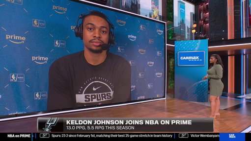 "How can you not say I'm the Sixth Man of the Year?"

Keldon Johnson makes his case 🗣️ 