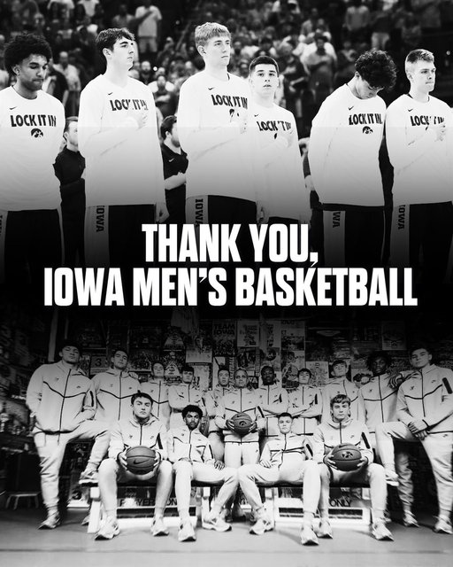 One heck of a run, @IowaHoops 

Nothing to hang your heads about 💛🖤 