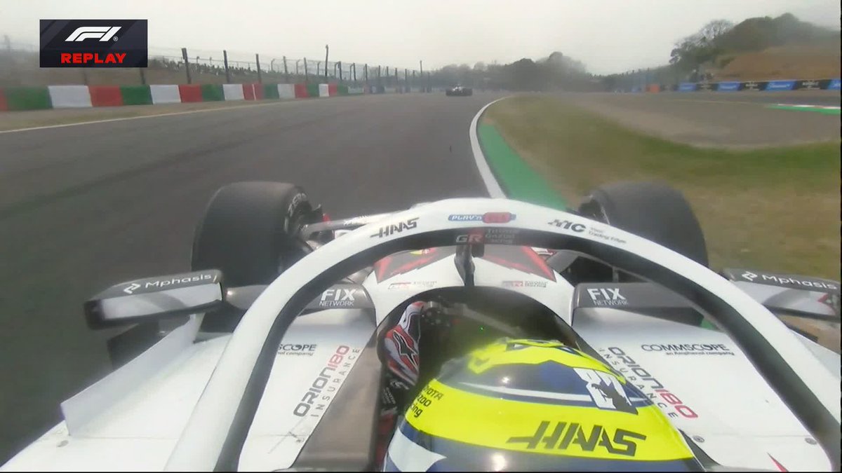 Here’s the moment Bearman went into the barriers at Spoon 

#F1 #JapaneseGP 