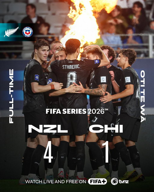 Statement made 🇳🇿🇨🇱

Our first ever win against South American opposition 🔥 