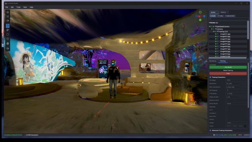 VRChatの世界を高速に3DGS化する仕組みを作ってます。かなり綺麗に再構築出来そう。LichtFeld Studioで3DGSトレーニングして、Spatialograph Makerでガラスに封入、さらにこれを3Dプリントすれば世界が広がるんじゃないかな。 