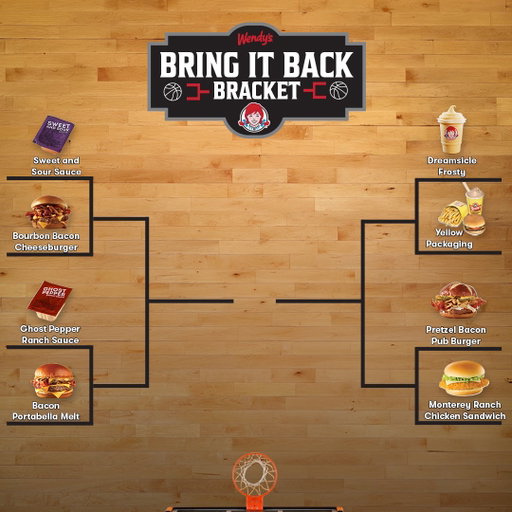 After a tough fight to make it on the bracket, we have our finalists! America, we want to hear from you! Tell us what you want to see back on the menu. Voting starts… NOW!

Better luck next time to the Sunroom, Salad SuperBar, Giant JBC, and Trex burger. 