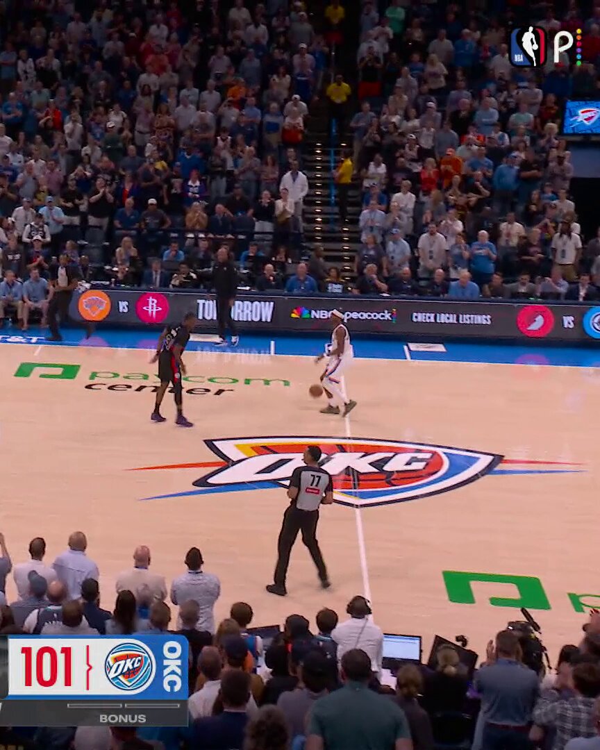 Imagine if Shai wasn't called for the push off 🤯

Would have been NUTS 