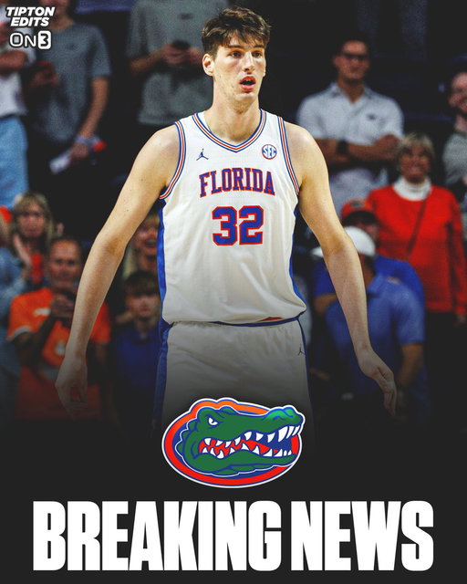 Florida 7-foot-9 center Olivier Rioux plans to enter the @TransferPortal, a source tells @On3.

https://t.co/IBlNla3QYZ 
