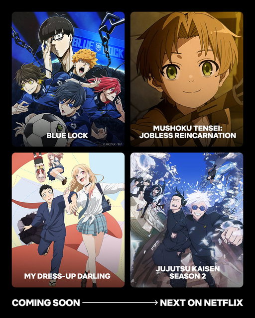 We've got MORE anime coming your way! Check these out on Netflix this April and May 👀 
