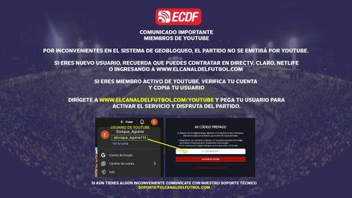 🚨 COMUNICADO IMPORTANTE 🚨

📌 Si eres miembro activo de YouTube, copia tu usuario e ingresa a https://t.co/IjMqggrUUt

🇪🇨 ¡DISFRUTA DEL PARTIDO ECUADOR VS PAÍSES BAJOS! 