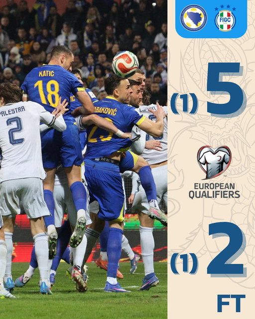 🏆🏆🏆BOSNA I HERCEGOVINA JE NA SVJETSKOM PRVENSTVU!!!

🍀🍀PENALI SU PONOVO BILI SREĆNI ZA NAS!

💙💛🐉BRAVO ZMAJEVI! SLAVI BOSNO I HERCEGOVINO!!!

#NFSBiH #zmajevi #europeanqualifiers #worldcup2026qualifiers #dreambigdreambih 