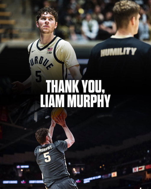 Thank you Liam for spending your last season with the Boilermakers. It was so great to witness your homecoming in Maryland, and see your tees fill the stands. We will always be rooting for you🚂 