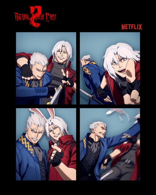 Don’t worry, they get along great, promise 😅 DEVIL MAY CRY Season 2 coming May 12 
 🎨 Studio Mir 