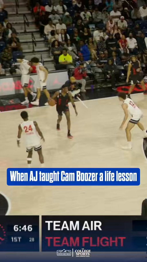 Cam Boozer stood NO CHANCE against the future No. 1 pick 🥱

📹 @nbafuturenow 
