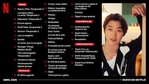 Un nuevo capítulo en el calendario y nuevos estrenos para el mes de abril, ¿por cuál van a empezar? 🗓️🚀 Los leo en los comentarios.😱 