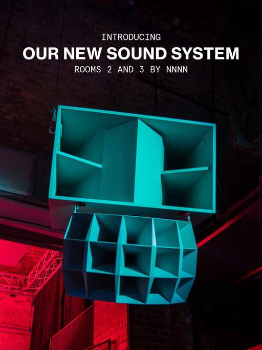 NEW SOUND SYSTEM 🔊

We’ve completed a significant upgrade to our systems in Room 2 and Room 3 - powered by Norwegian pro audio specialists, NNNN. 

This marks the next step in our ongoing commitment to pushing sound at fabric, refining not just how it’s heard, but how it’s felt across the space.

Swipe through and check out our website for more information.