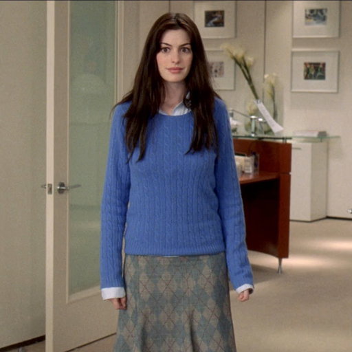 The concept of Meryl wearing Anne’s cerulean sweater on the Devil Wears Prada 2’s press tour 