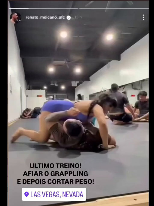 ULTIMO TREINO de Renato Moicano antes de encarar Chris Duncan. 