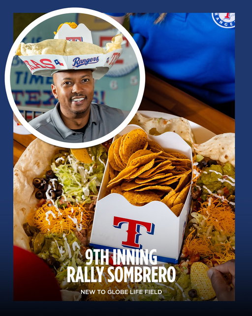 Nachos you can wear on your head!

Check out the 9th Inning Rally sombrero at @GlobeLifeField this season. 