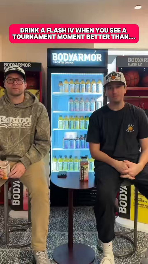 Take a sip of @DrinkBODYARMOR Flash IV when you see a tournament moment better than this 
