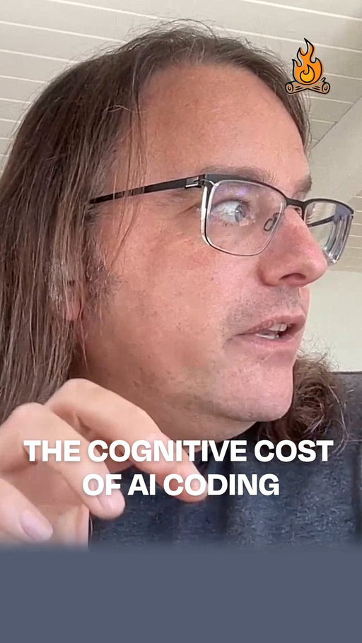"Using coding agents well is taking every inch of my 25 years of experience as a software engineer, and it is mentally exhausting.

I can fire up four agents in parallel and have them work on four different problems, and by 11am I am wiped out for the day.

There is a limit on human cognition. Even if you're not reviewing everything they're doing, how much you can hold in your head at one time. There's a sort of personal skill that we have to learn, which is finding our new limits. What is a responsible way for us to not burn out, and for us to use the time that we have?" @simonw