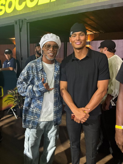 Man if you know me you know this is insane .. my idol since a kid literally. My mom would have his pictures everywhere in the crib. My goat. 

Came along way. Blessings 