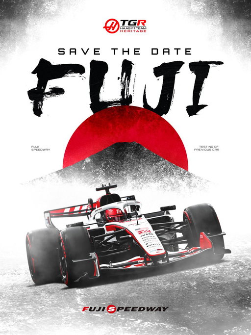 Japan, we're coming back! 🇯🇵 We're headed to Fuji Speedway on July 28th and 29th 🗓️🗻

#HaasF1 #F1 