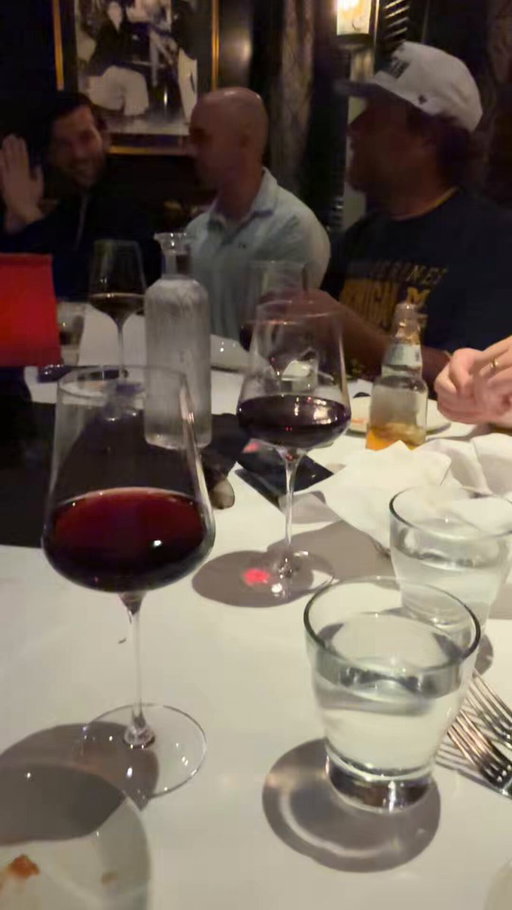 A Michigan Man burst into our private room at St. Elmo’s to perform for the group.

Security escorted him out.

Dave Portnoy thought he was a House Magician and asked security to bring him back.

This is what ensured: 