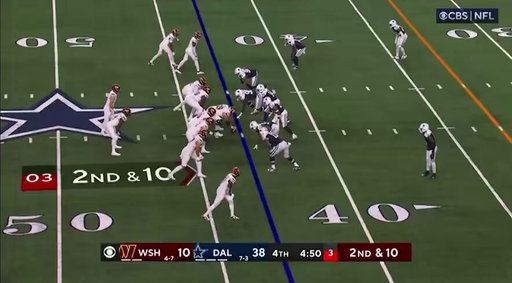 every single cowboys fan knew exactly where this was going the second he caught it 