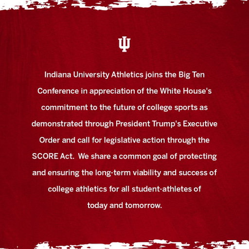 A statement from Indiana University Athletics. 