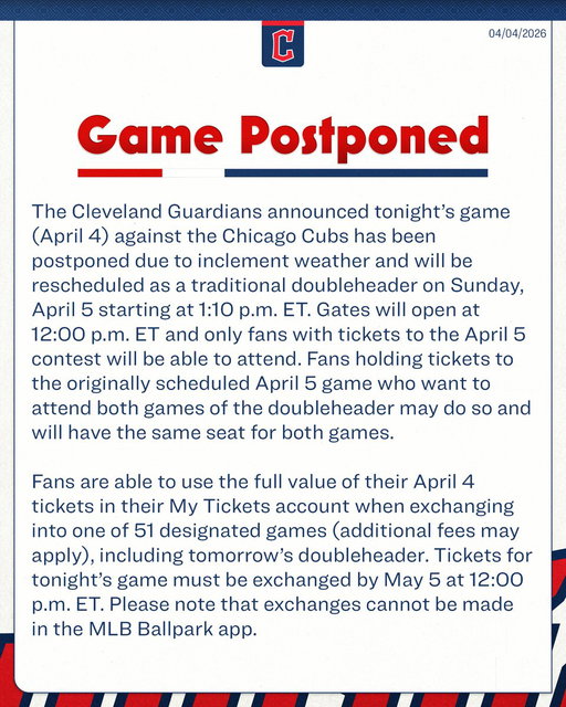 Tonight's game has been postponed.

#GuardsBall 