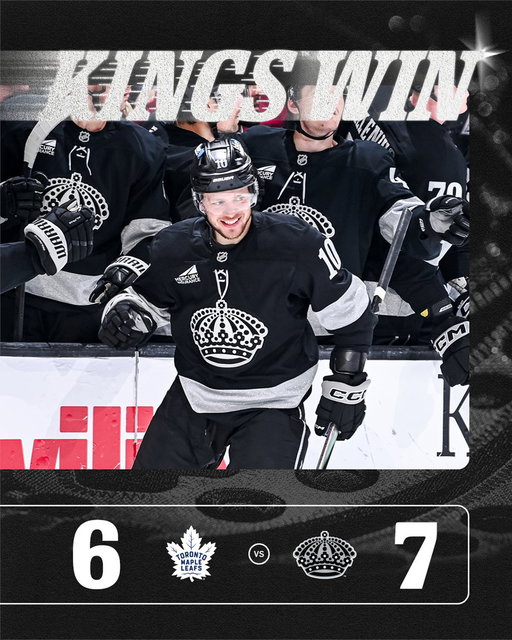 If you are looking for the final score, you can just google the year when the Leafs last won the Stanley Cup. 

#GoKingsGo 