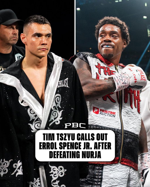 A word from @Tim_Tszyu to @ErrolSpenceJr 🎣 : “You know what they say, catch the big fish. Let's go fishing.” 