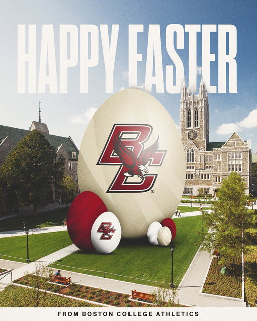 Happy Easter From Boston College Athletics! 