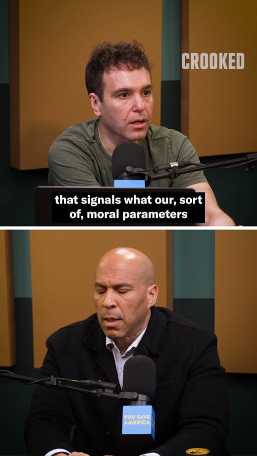 "What changes by just saying 'Benjamin Netanyahu is a war criminal?'" –Jon Lovett to Senator Cory Booker

Watch more Pod Save America on YouTube! 