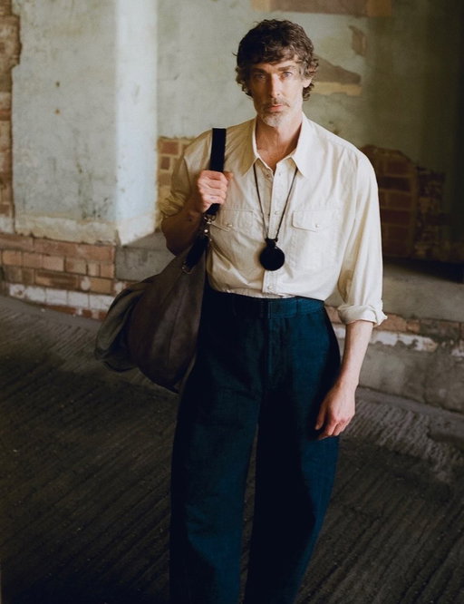 Sunday-Best: Wearing Lemaire suede single breasted blazer, cotton twill western shirt, twisted belted jeans, black leather slippers and suede quiver clip bag (via @mytheresa_com)… 