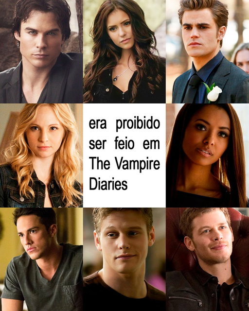 no quesito beleza o elenco de TVD sempre foi 10/10

#TheVampireDiaries 