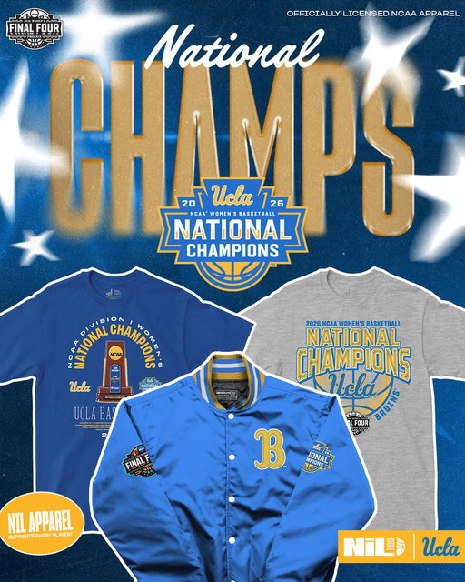 UCLA WINS THE NATIONAL CHAMPIONSHIP!!! 

Get your official championship merch at the @nil_store! 

Shop: https://t.co/4FoQOMaJSl 