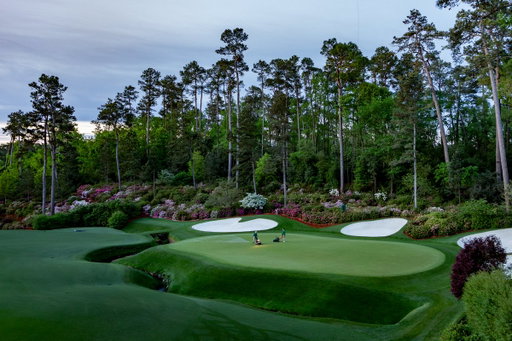 It's here. Good morning from Masters Monday. #themasters 