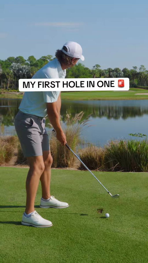 WE DID IT. Made my first hole in one! 

Still can’t believe it was with Justin Rose right before the Masters this week. 

The video is live on YouTube. It’s one of the best matches I’ve had on top of the Hole in one. 