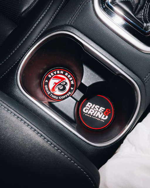 Ride clean, sip easy 🚗🥤Grab a FREE limited-edition set of 7 Brew car coasters TOMORROW (4/7) from 7AM to 7PM when you purchase any 2 medium or large drinks! 