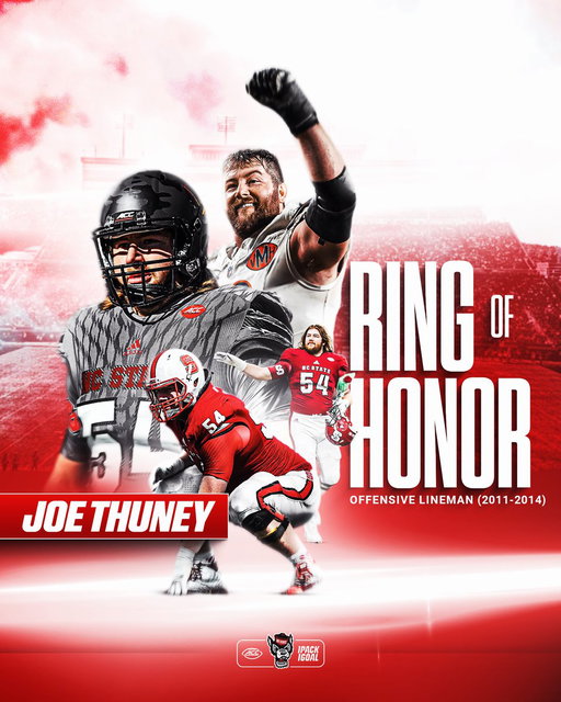 He established the standard, now he will forever be enshrined in our Ring of Honor!

🔗 http://bit.ly/41jawaM 

#1Pack1Goal | @JosephThuney 