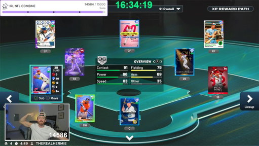 1 week of rookie mini seasons. MLB 26 collections are DONE. No money spent. Passion. 