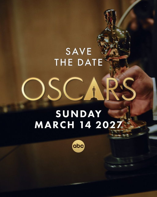 Mark your calendars! The 99th Oscars will take place on Sunday, March 14, 2027.

Nominations will be announced on Thursday, January 21, 2027.

Find more key dates for the 2026 awards season here: https://t.co/KSSJZCRfZI 